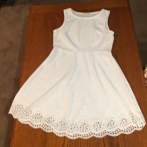 White peach royal dress